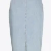 Anschmiegsamer Jeansrock