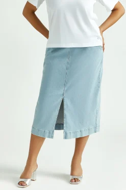 Anschmiegsamer Jeansrock