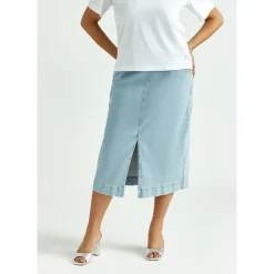 Anschmiegsamer Jeansrock