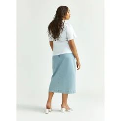 Anschmiegsamer Jeansrock