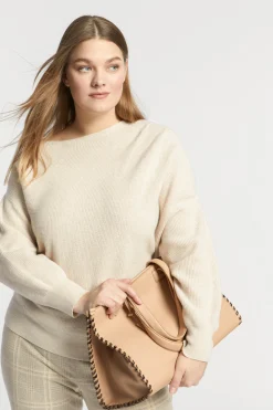Asymmetrischer Pullover