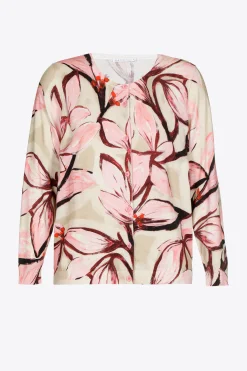 Baumwollgilet mit Blumenmuster