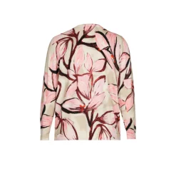 Baumwollgilet mit Blumenmuster