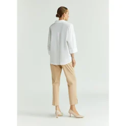 Baumwollhose mit schmalem Bein