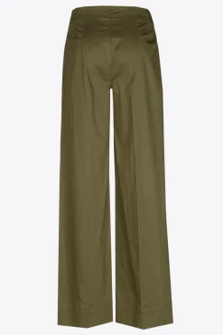 Baumwollhose mit weitem Bein