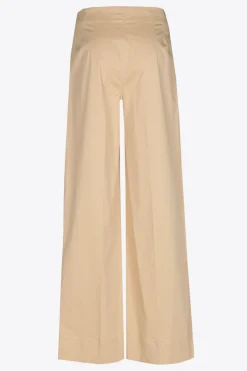 Baumwollhose mit weitem Bein