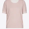 Baumwollpullover mit Lurex