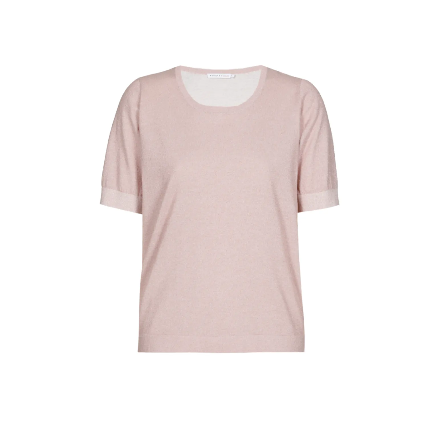 Baumwollpullover mit Lurex