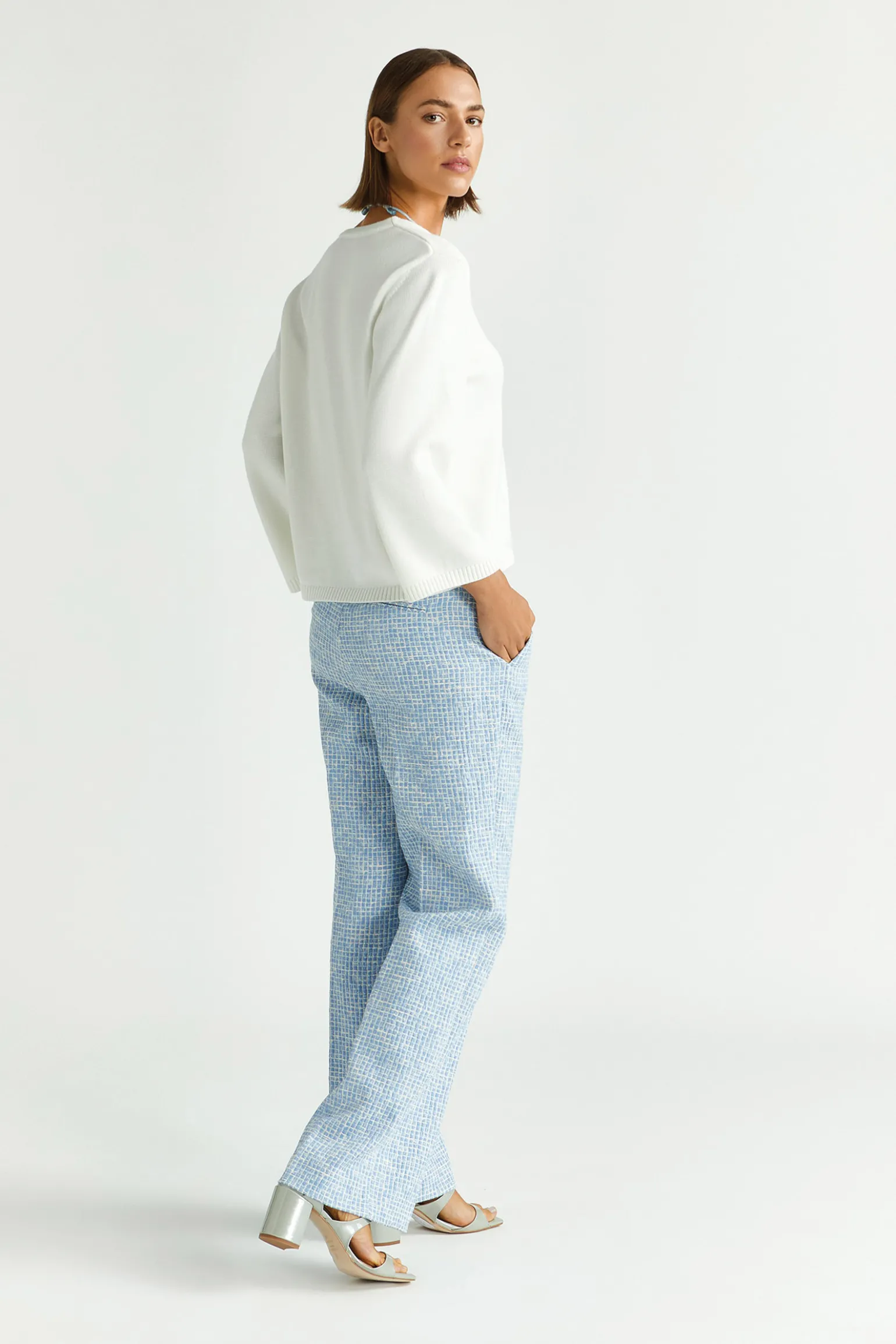 Baumwollstrickpullover