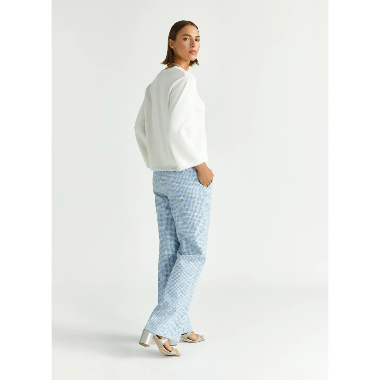 Baumwollstrickpullover