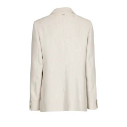 Blazer mit Lurex-Nadelstreifen