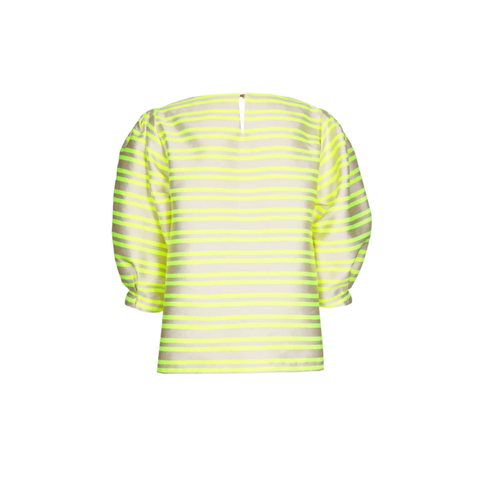 Bluse aus Taft mit Ballonärmeln