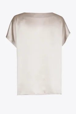 Bluse in Seidenoptik