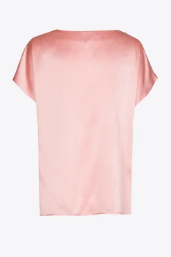 Bluse in Seidenoptik