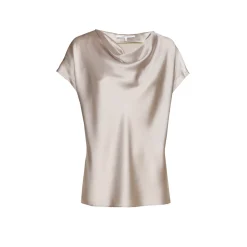 Bluse in Seidenoptik