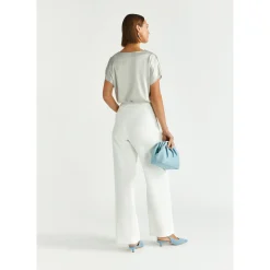 Bluse in Seidenoptik