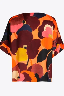 Bluse mit Blumenmuster