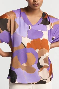 Bluse mit Blumenmuster