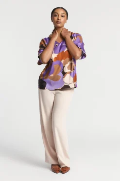 Bluse mit Blumenmuster