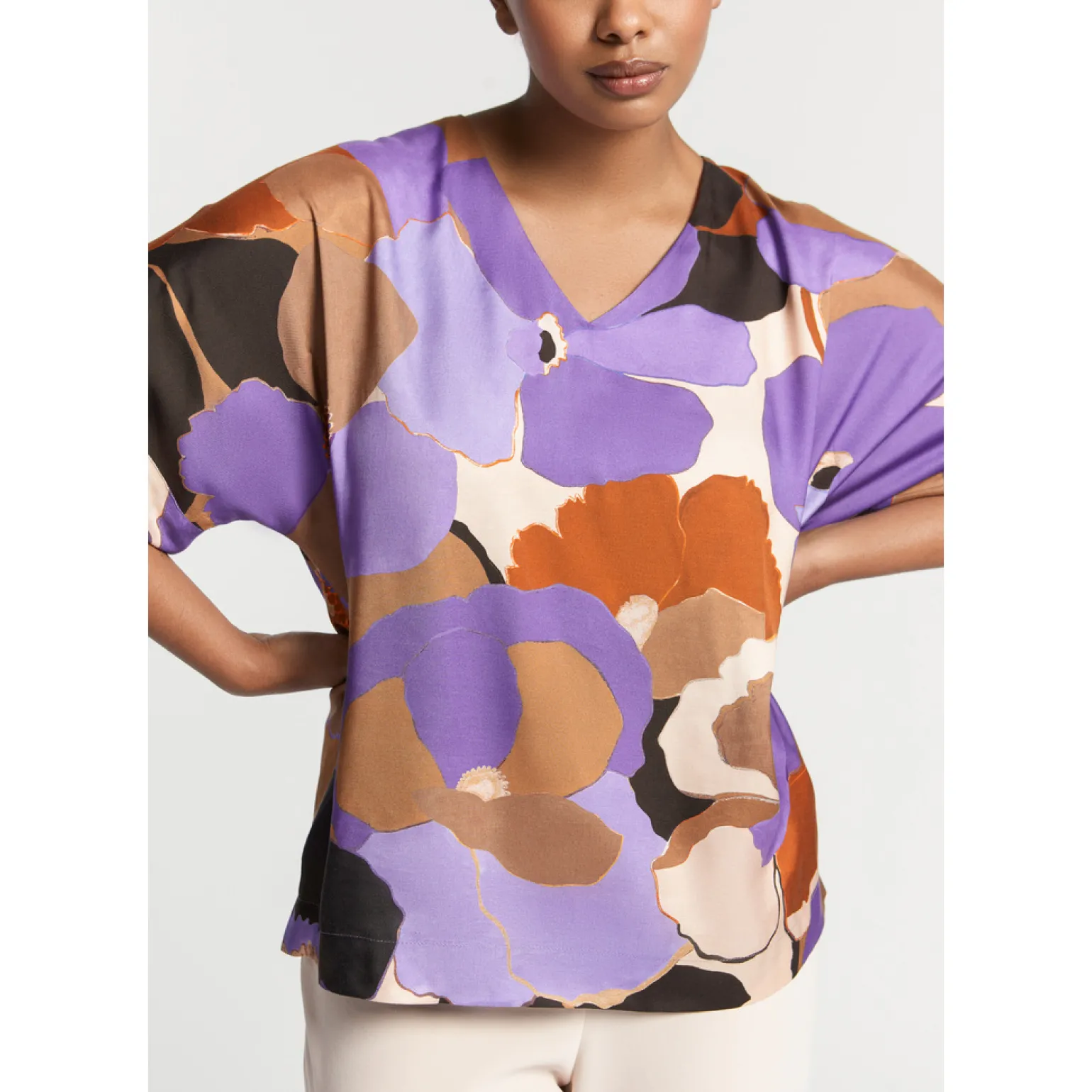 Bluse mit Blumenmuster
