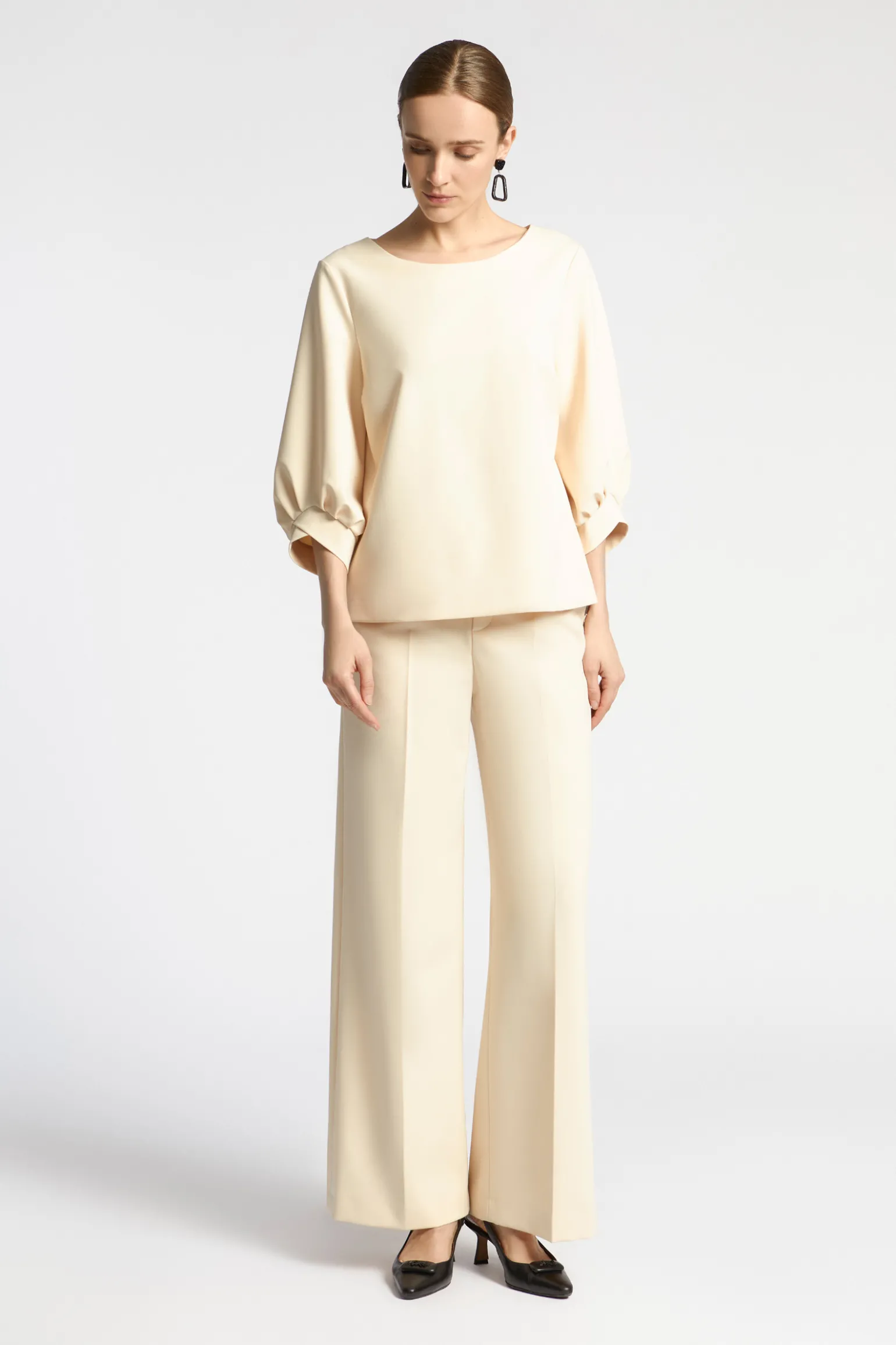 Bluse mit elegantem Ärmeldetail