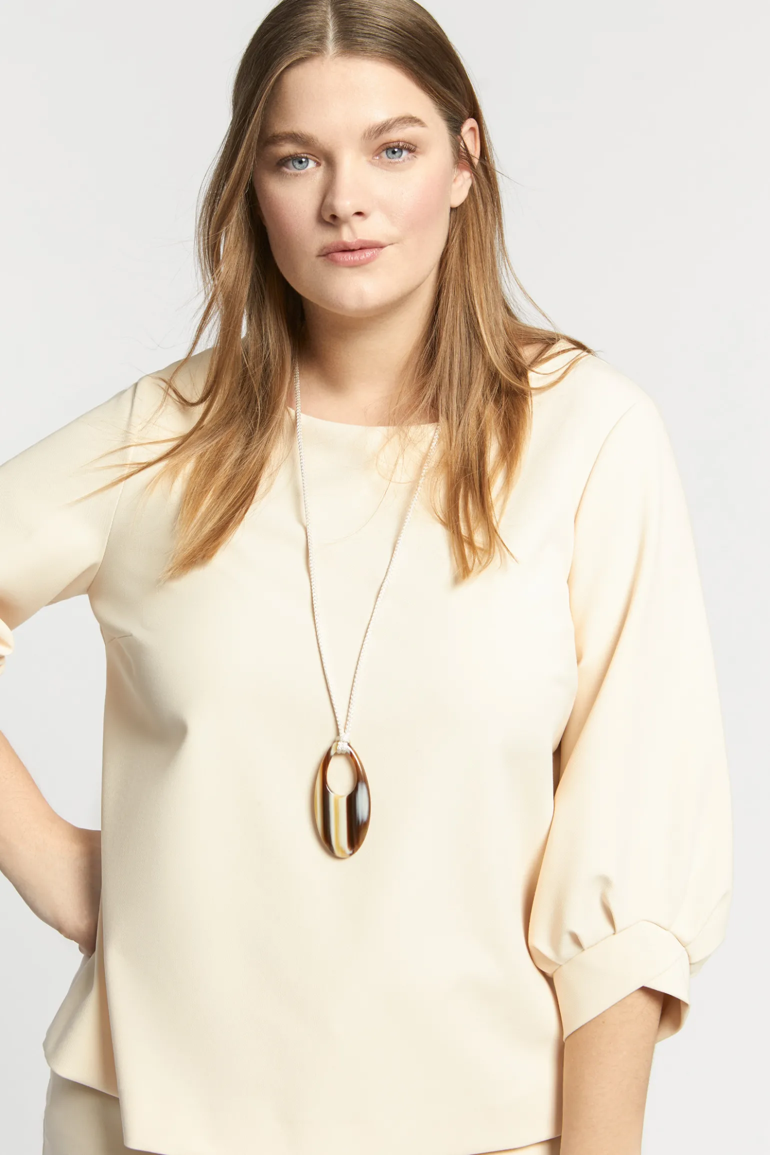 Bluse mit elegantem Ärmeldetail