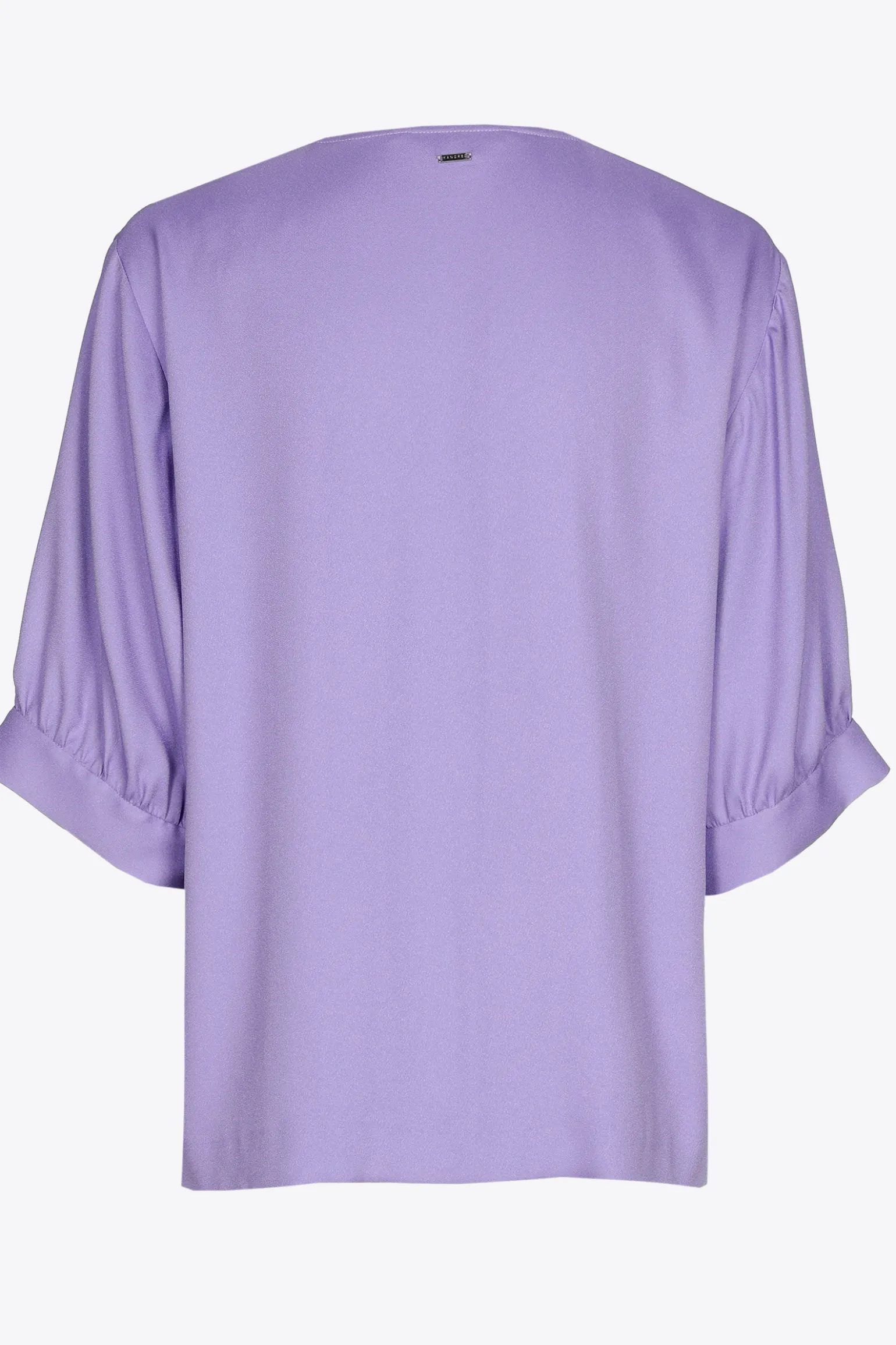 Bluse mit gerafften Ärmeln