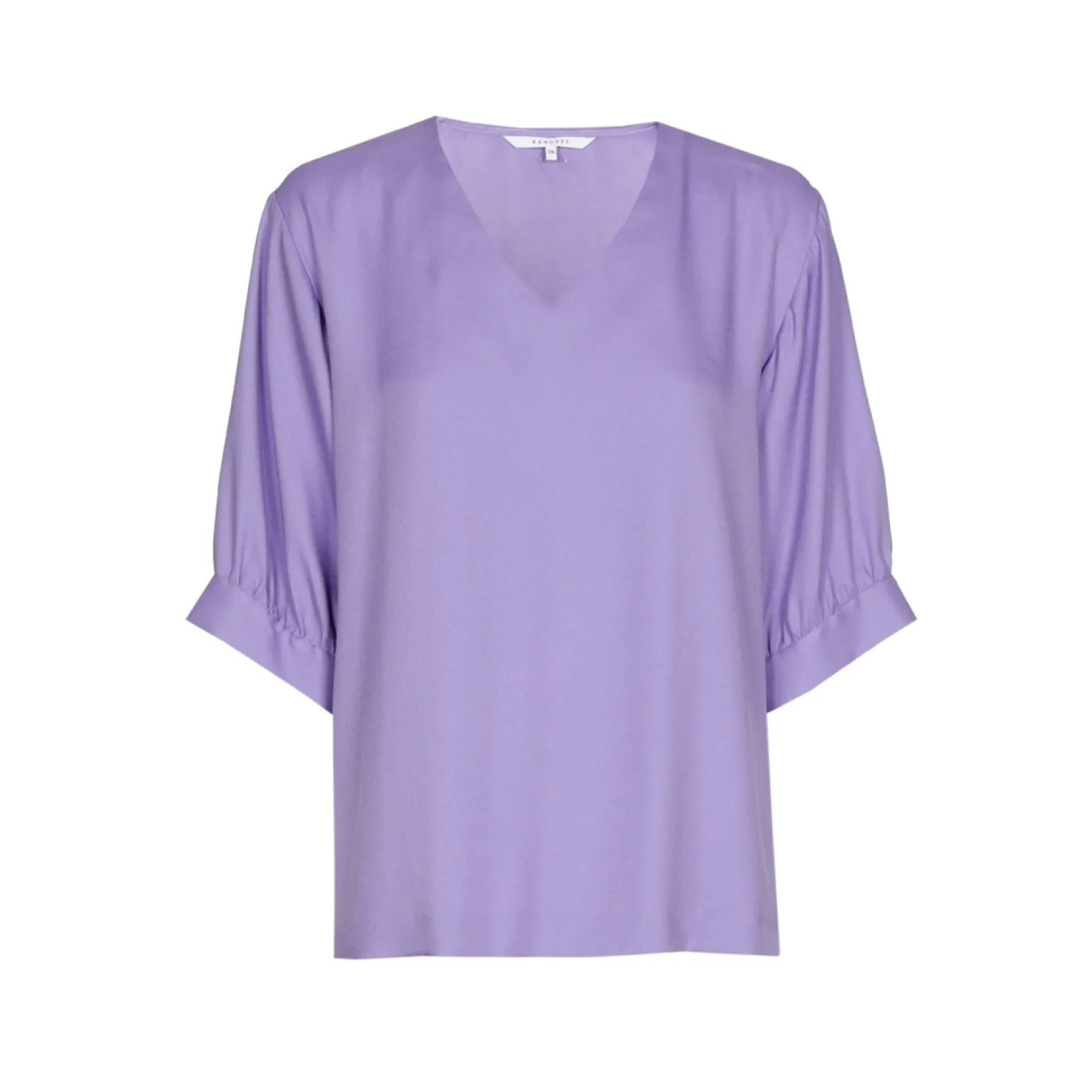 Bluse mit gerafften Ärmeln