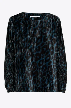 Bluse mit Leopardenmuster