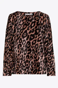 Bluse mit Leopardenmuster