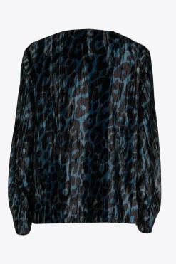 Bluse mit Leopardenmuster