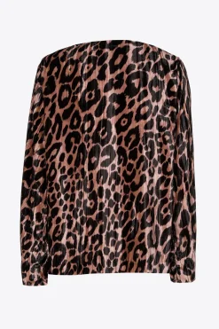 Bluse mit Leopardenmuster