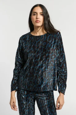 Bluse mit Leopardenmuster