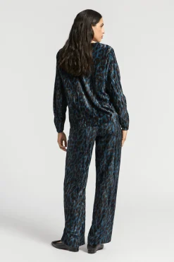 Bluse mit Leopardenmuster