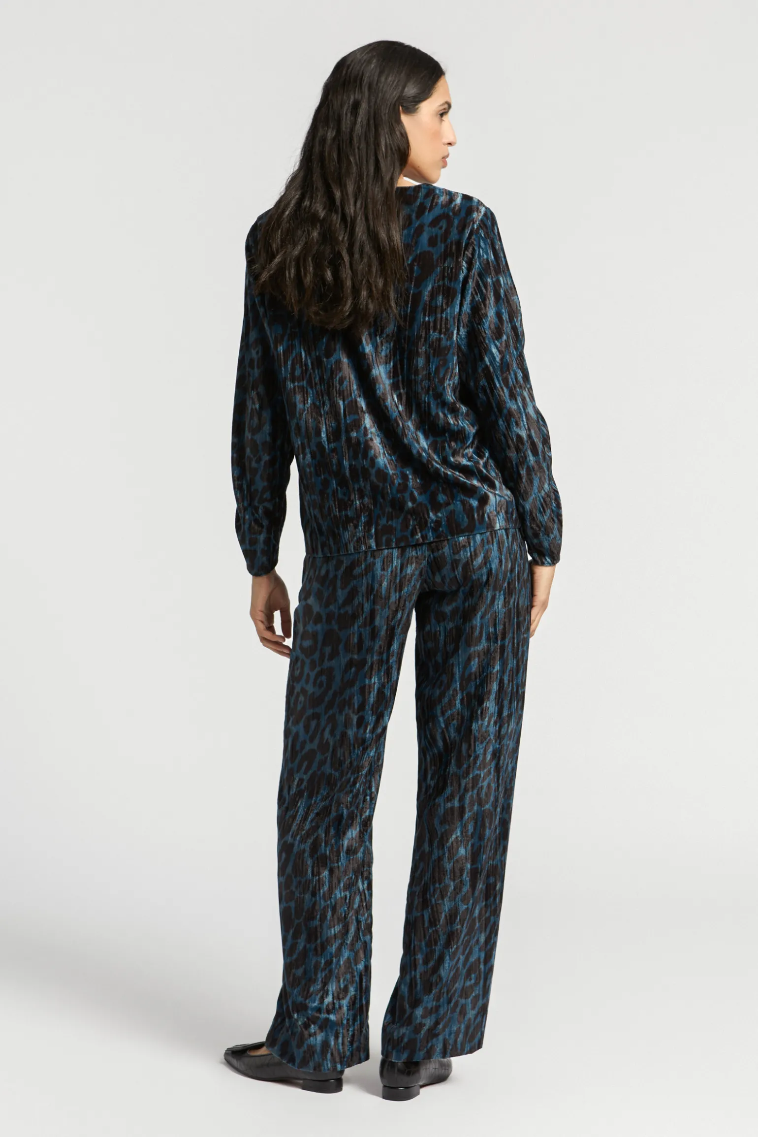 Bluse mit Leopardenmuster