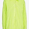 Bluse mit Neonstreifen