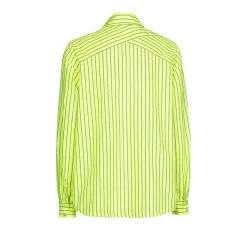 Bluse mit Neonstreifen