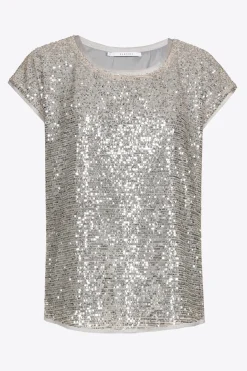 Bluse mit Pailletten