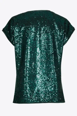 Bluse mit Pailletten