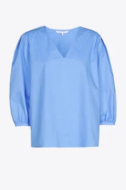 Bluse mit Puffärmeln