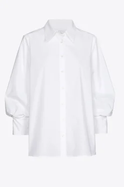 Bluse mit Puffärmeln