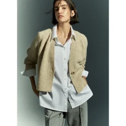 Bluse mit Puffärmeln
