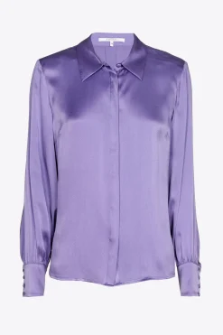 Bluse mit Seidenanteil