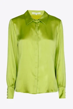 Bluse mit Seidenanteil