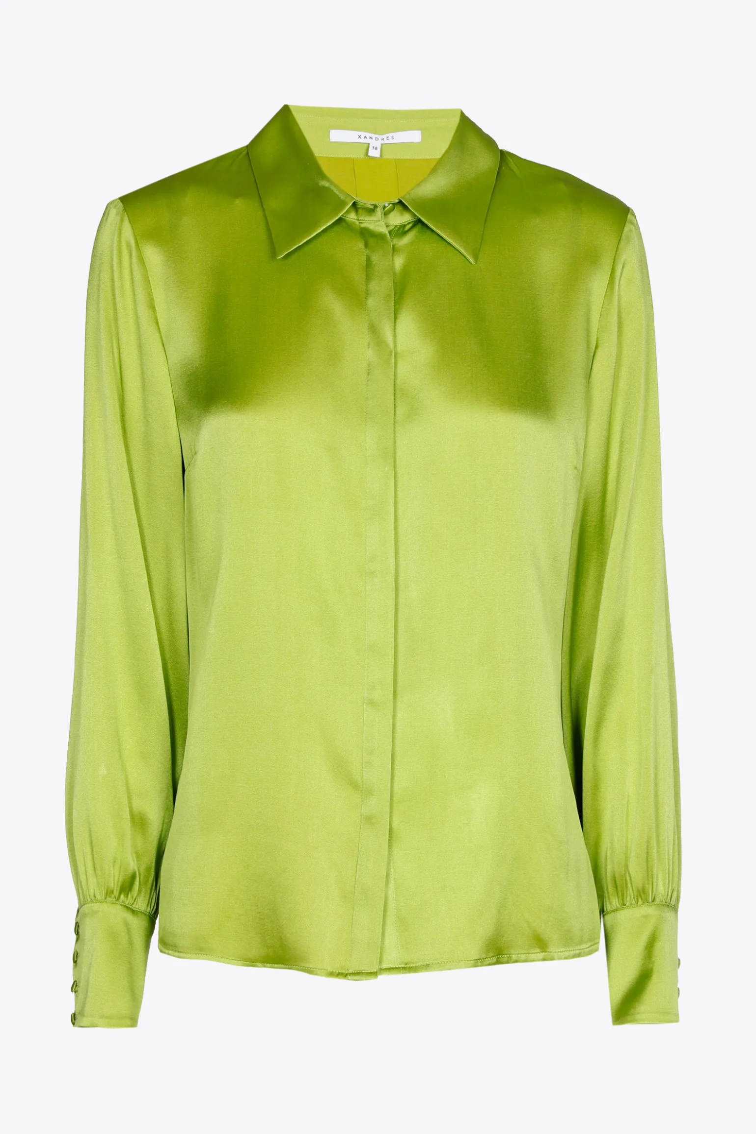 Bluse mit Seidenanteil