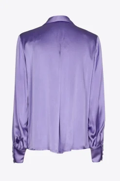 Bluse mit Seidenanteil