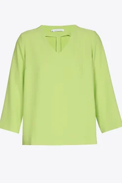 Bluse mit V-Ausschnitt
