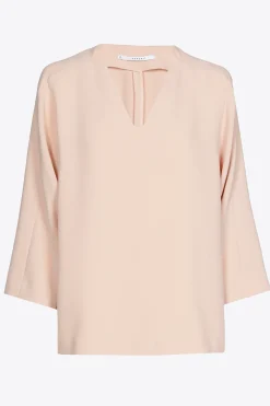 Bluse mit V-Ausschnitt
