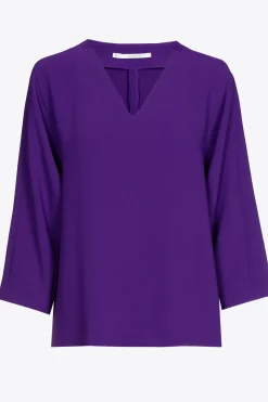 Bluse mit V-Ausschnitt