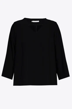 Bluse mit V-Ausschnitt